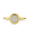 14K geelgoud Ring Lab Grown Diamant 0.49Ct H Si 14K Geelgoud - 4031997