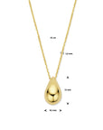 14K geelgoud collier 45 cm 4032073