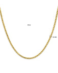 14K geelgoud collier 3,5 mm 45 cm 4032102