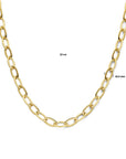 14K geelgoud collier 10,5 mm 45 cm 4032107