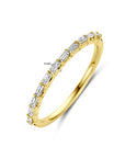 14K Geelgoud Ring Diamant 0.19Ct H Si 4032174