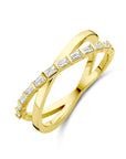 14K Geelgoud Ring Diamant 0.22Ct H Si 4032178