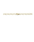 14K geelgoud collier bolletjes, parels en london blue topaas 43 cm 4032205