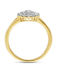 14K Geelgoud Ring Lab Grown Diamant 0.48Ct H Si 4032224