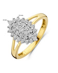 14K Geelgoud Ring Lab Grown Diamant 0.48Ct H Si 4032224