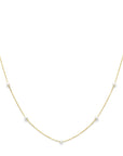 14K geelgoud collier parels 42 - 45 cm 4032353