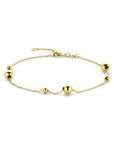 14K Geelgoud Armband Bolletjes 16,5 - 18,5 Cm 4032364