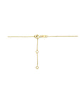 14K geelgoud collier vlinder 36 - 38 - 40 cm 4032374