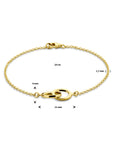 14K Geelgoud Armband 19 Cm 4032417