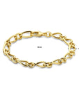 14K Geelgoud Armband Fantasie Schakel 7,0 Mm 20 Cm 4032420