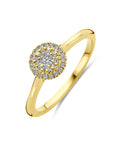 14K Geelgoud Ring Diamant 0.15Ct H Si 4032487