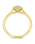 14K Geelgoud Ring Diamant 0.15Ct H Si 4032487