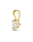 14K geelgoud hanger zirkonia 4032526