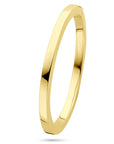 14K Geelgoud Bangle Scharnier Vlakke Buis 5,0 X 60 Mm 4032789