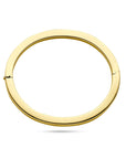 14K Geelgoud Bangle Scharnier Vlakke Buis 5,0 X 60 Mm 4032789