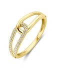 14K Geelgoud Ring Diamant 0.14Ct H Si 4032808