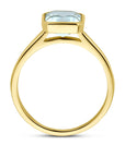 14K Geelgoud Ring Aquamarijn 4032862