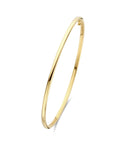 14K Geelgoud Bangle Dop Ronde Buis 1,8 Mm 64 X 55 Mm 4033001