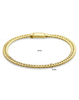 14K geelgoud armband gourmette 5 mm 19 cm - 4033137