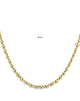 14K geelgoud collier koffieboon 6 mm 45 cm 4033148