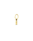 14K geelgoud hanger hartje zirkonia 10,5 mm - 4033186