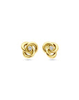 14K geelgoud oorknoppen zirkonia 7 mm - 4033221