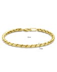 14K geelgoud armband 4 mm 21 cm - 4033228