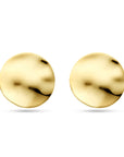 14K geelgoud oorknoppen 19 mm - 4033240