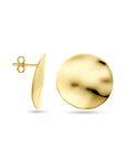 14K geelgoud oorknoppen 19 mm - 4033240