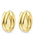 14K geelgoud oorringen 23 mm - 4033270