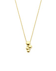 14K geelgoud collier diamant 0.02ct h si 40,5 - 42,5 - 44,5 cm - 4033282