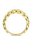 14K geelgoud Ring Gedraaid 14K Geelgoud - 4033287