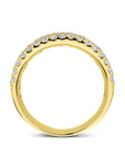 14K geelgoud ring diamant 1.13ct h si - 4033327