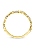 14K geelgoud ring diamant 0.49ct h si - 4033339