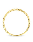 14K geelgoud Ring Gedraaid 14K Geelgoud - 4033363