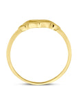 14K geelgoud ring hartjes - 4033373