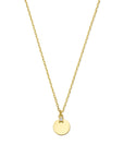 14K Geelgoud Collier Rondje En Zirkonia 40 - 42 - 44 Cm - 4033478