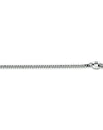 14K Witgoud Collier Gourmette 4-Zijdes Geslepen 1,2 mm 4100457