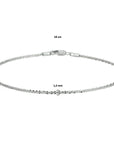 14K Witgoud Armband Fantasie 1,4 Mm 18 Cm 4104833