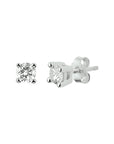 Witgouden oorknoppen diamant 0.14ct (2x0.07ct) h si - PSN4104958