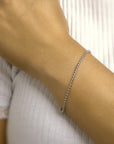 14K Witgoud Armband Venetiaans Bol 19 Cm 4105579