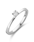 14K Witgouden Ring Diamant 0.15Ct H Si 4105756