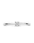 14K Witgouden Ring Diamant 0.10Ct H Si 4105774