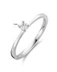 14K Witgouden Ring Diamant 0.10Ct H Si 4105774