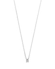 14K witgoud collier diamant 0.05ct h si 42 - 45 cm 4106019