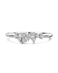 14K Witgouden Ring Diamant 0.21Ct H Si 4106056