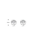 14K Witgoud Oorknoppen Diamant 0.10 Ct (2X 0.05Ct) H Si 4106073