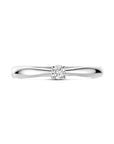 14K Witgouden Aanzoeksring Diamant 0.10Ct H Si 4106181