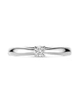 14K Witgouden Aanzoeksring Diamant 0.15Ct 4106185