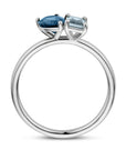 14K Witgouden Ring Toi-Et-Moi Sky Blue Topaas En London 4106240